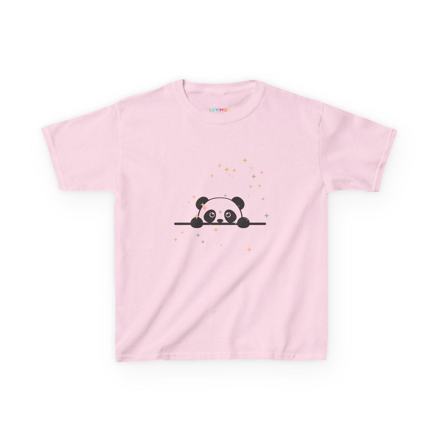 Adorable Panda Kids Heavy Cotton Tee - Cute & Fun Casual Wear