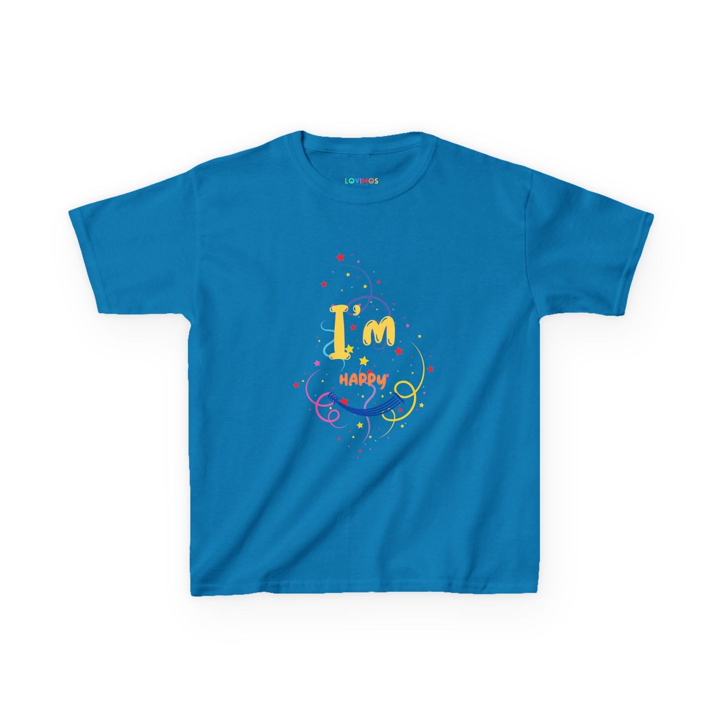 Happy Kids Cotton Tee | Fun Colorful Design