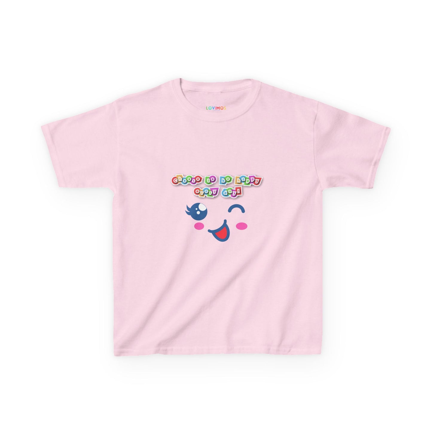 Kids Smiley Face Heavy Cotton Tee