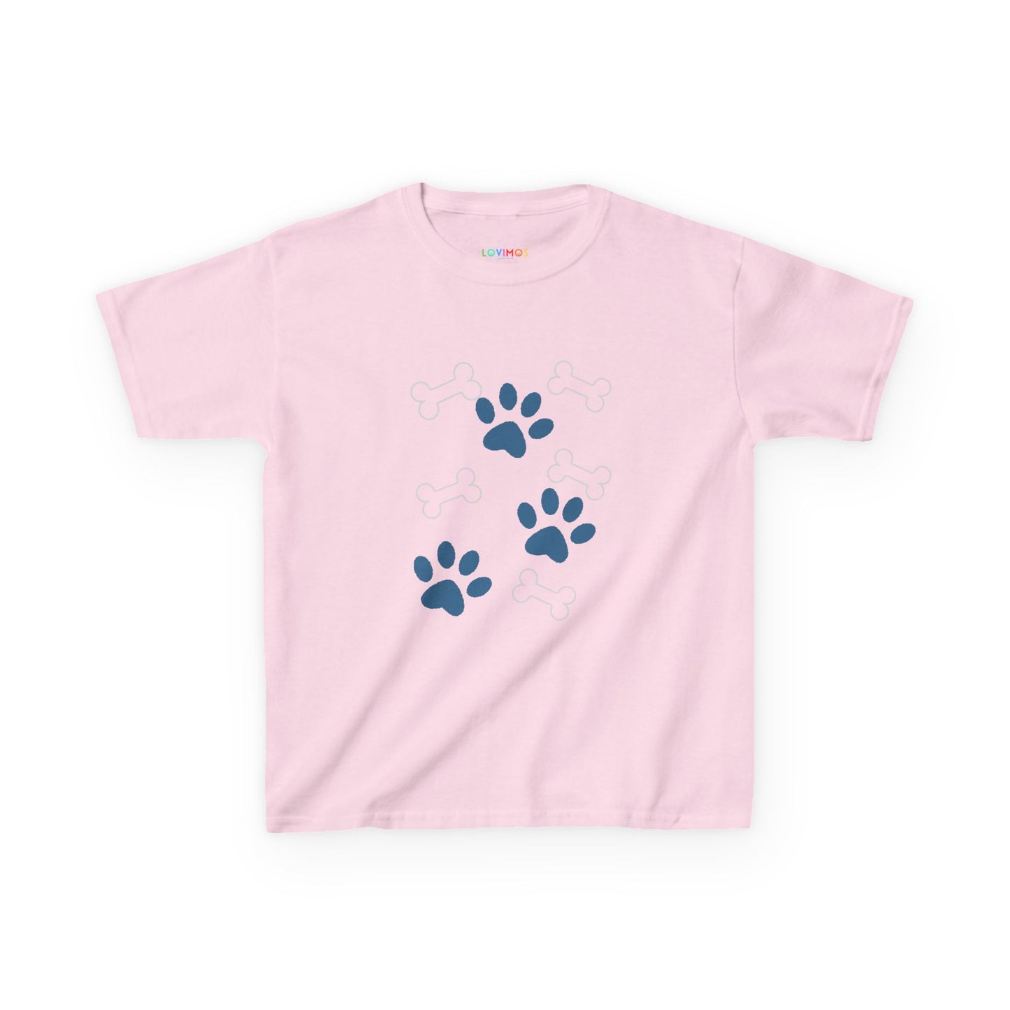 Kids Dog Paw Print Tee