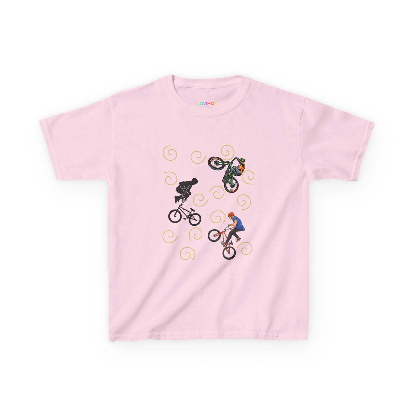 Biking Adventure Kids Heavy Cotton Tee