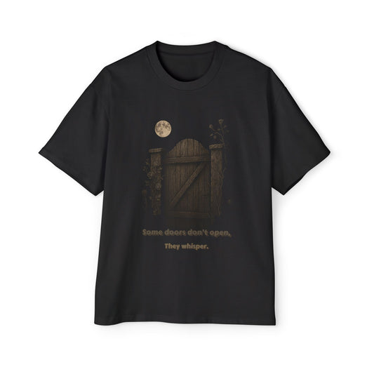 Gate of Ash – Illustrated Heavy Oversized Graphic Tee in Black