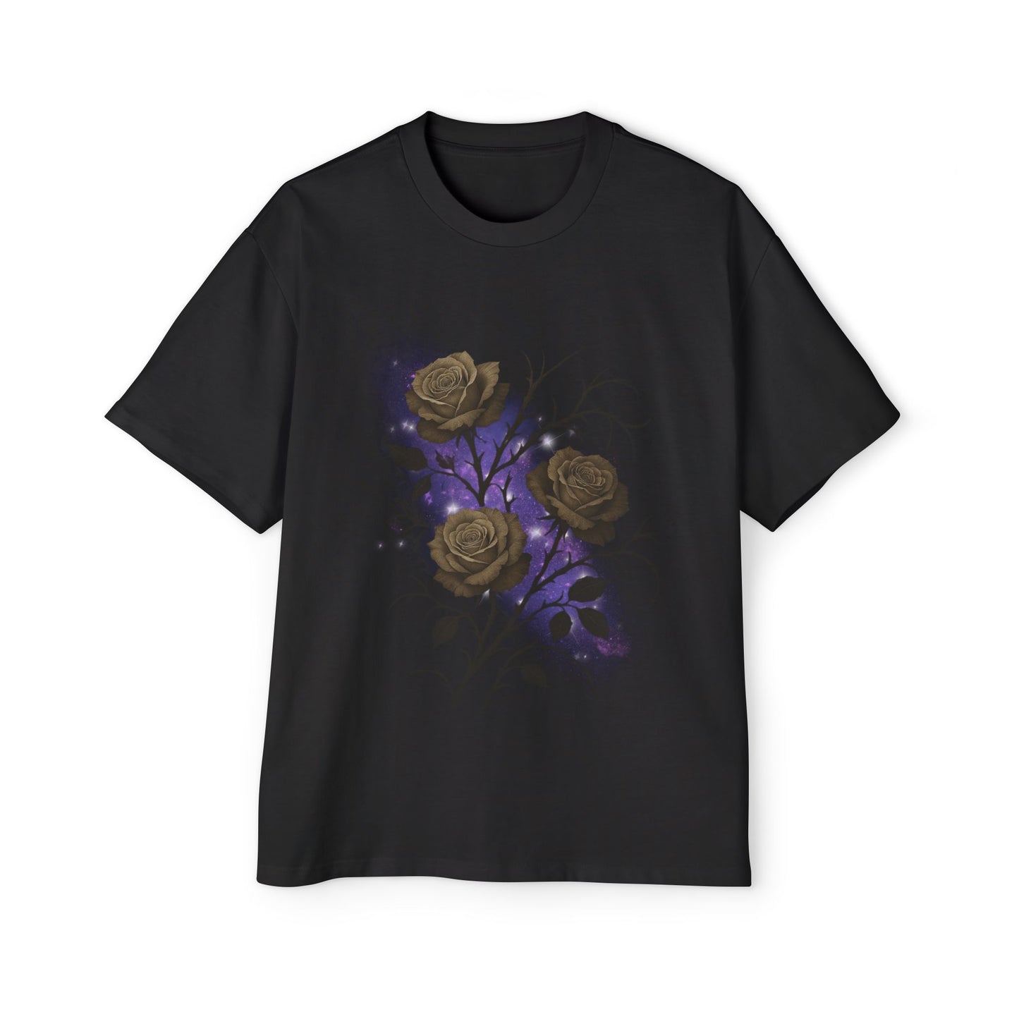 Shadow & Bloom Noir Rose oversized T-Shirt