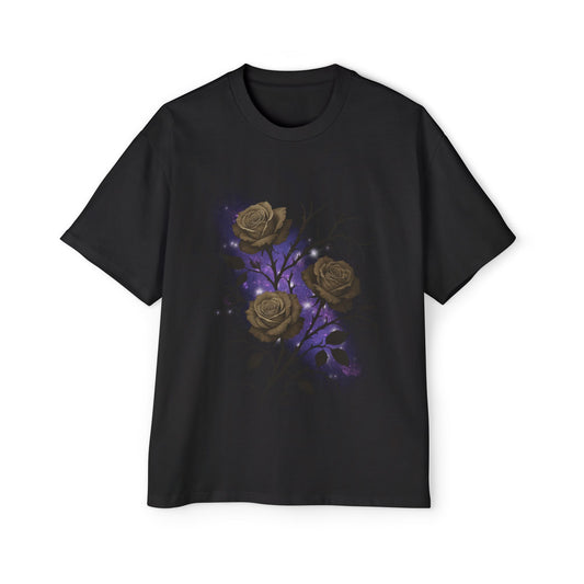 Shadow & Bloom Noir Rose oversized T-Shirt