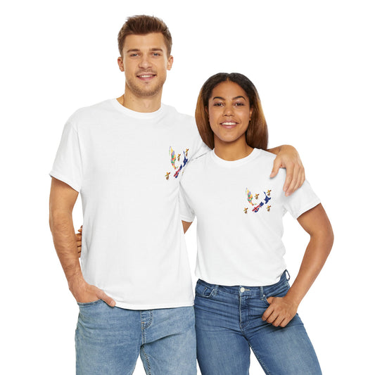 Cozy Unisex Cotton Tee with Mexico & NZ Map Design