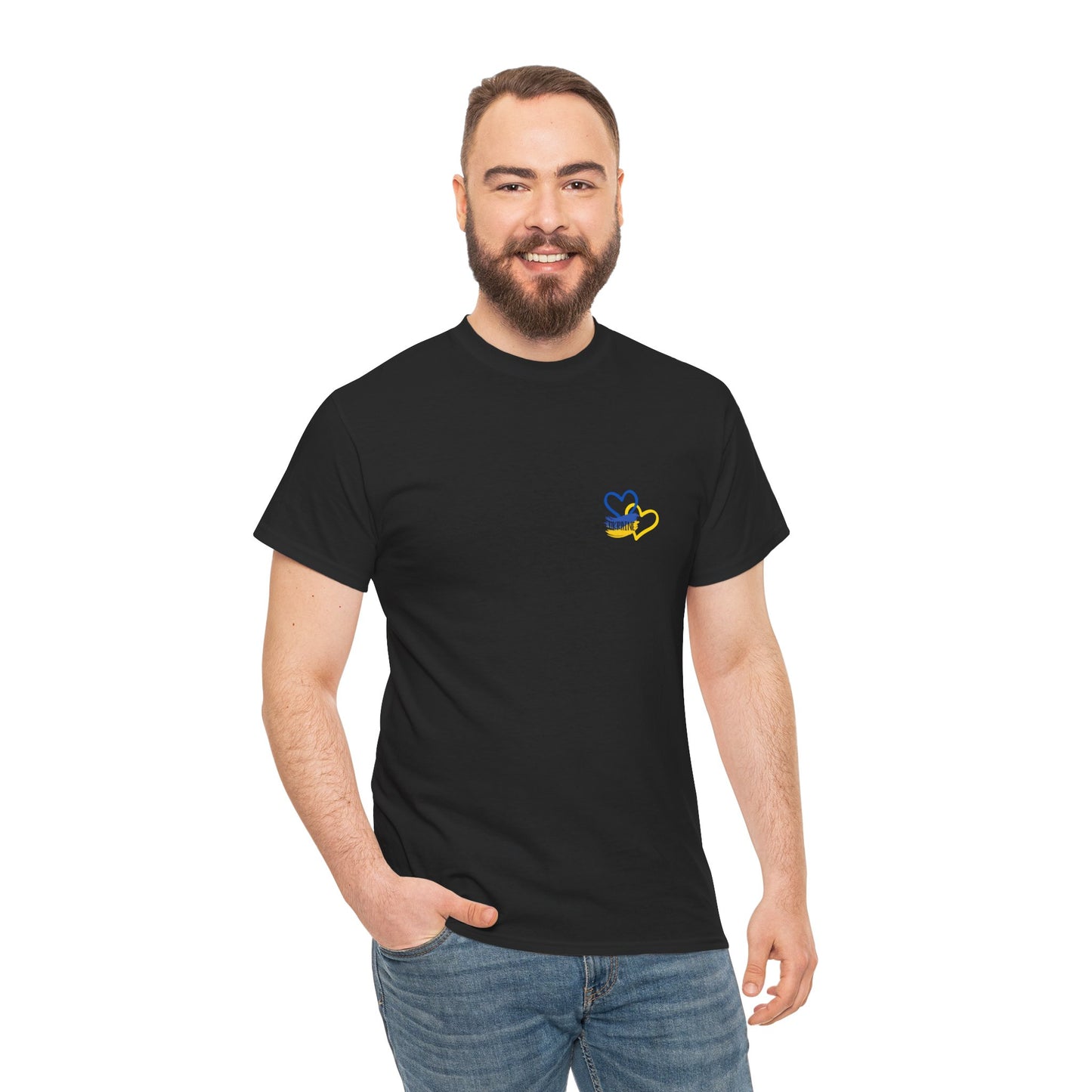 Cozy Unisex Cotton Tee - Ukraine Design