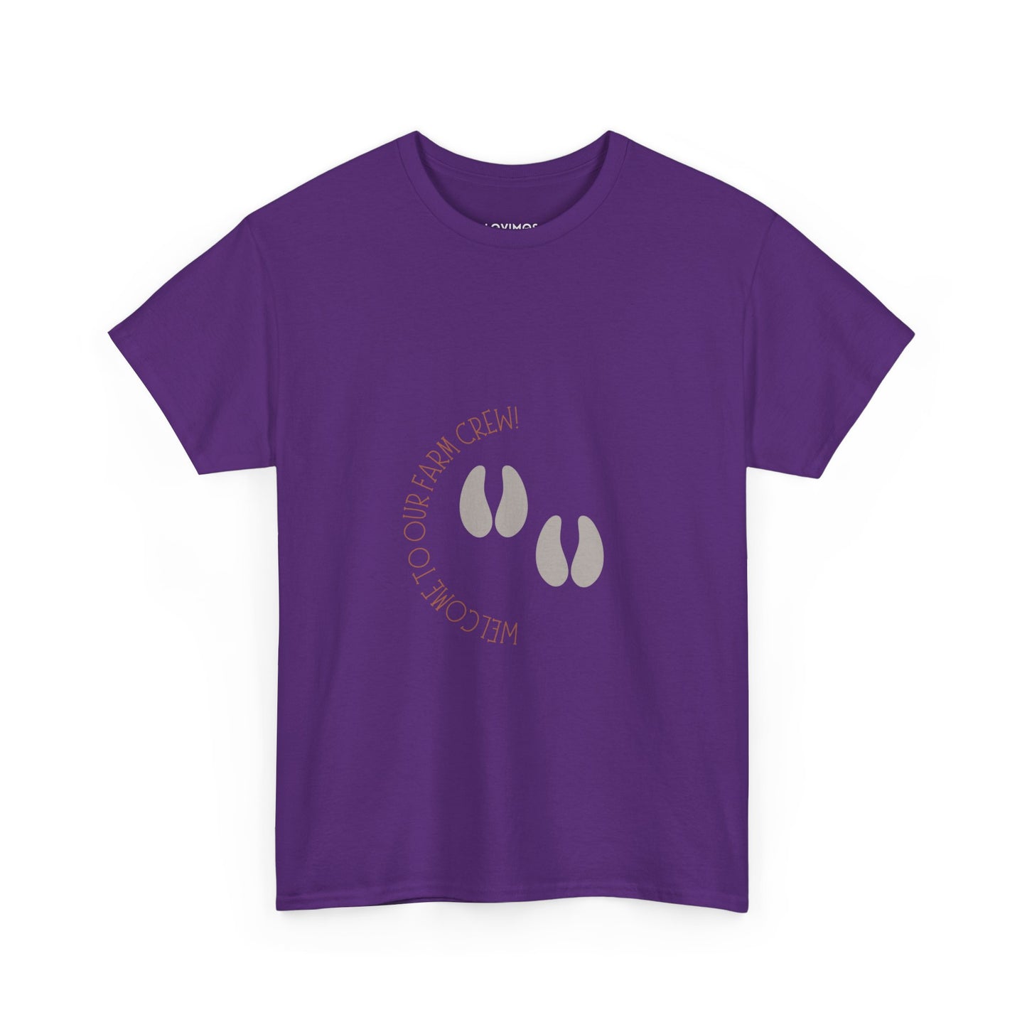 Unisex Heavy Cotton Tee - "Welcome to our crew" Graphic Shirt