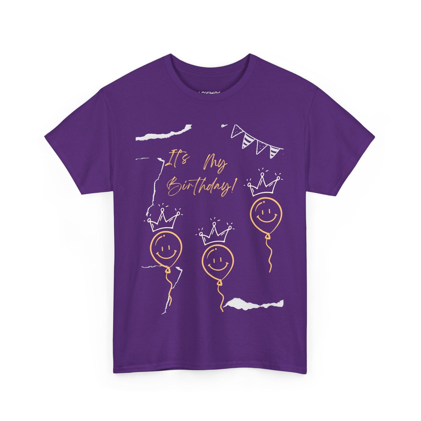 Birthday Celebration Unisex Heavy Cotton Tee - "It's My Birthday!"