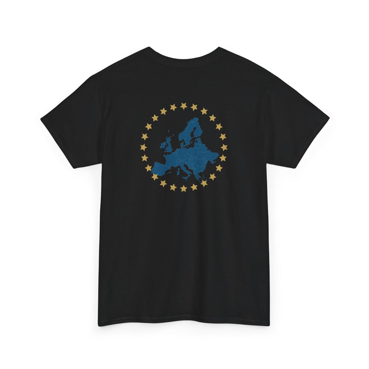 Unisex Heavy Cotton Tee - European Continent design