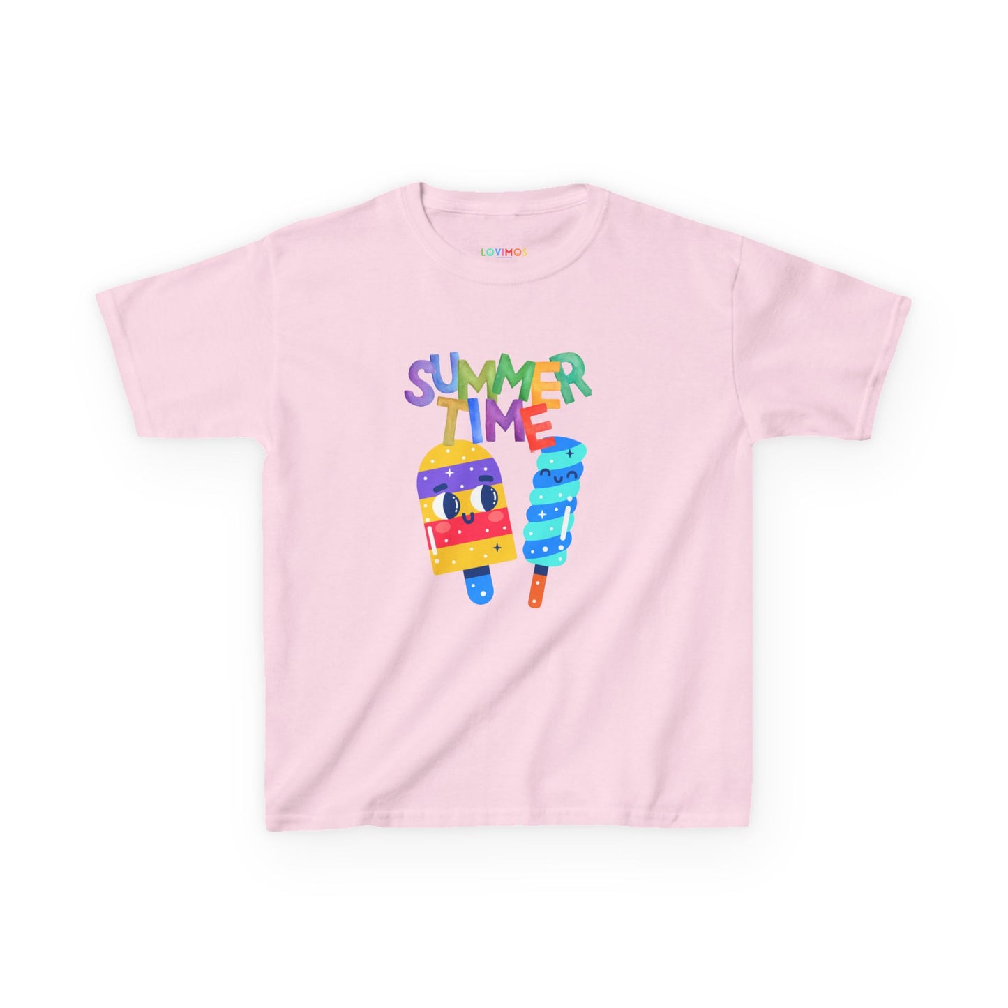 Kids Summer Time Tee - Fun Ice Cream Design for Warm Weather Adventures