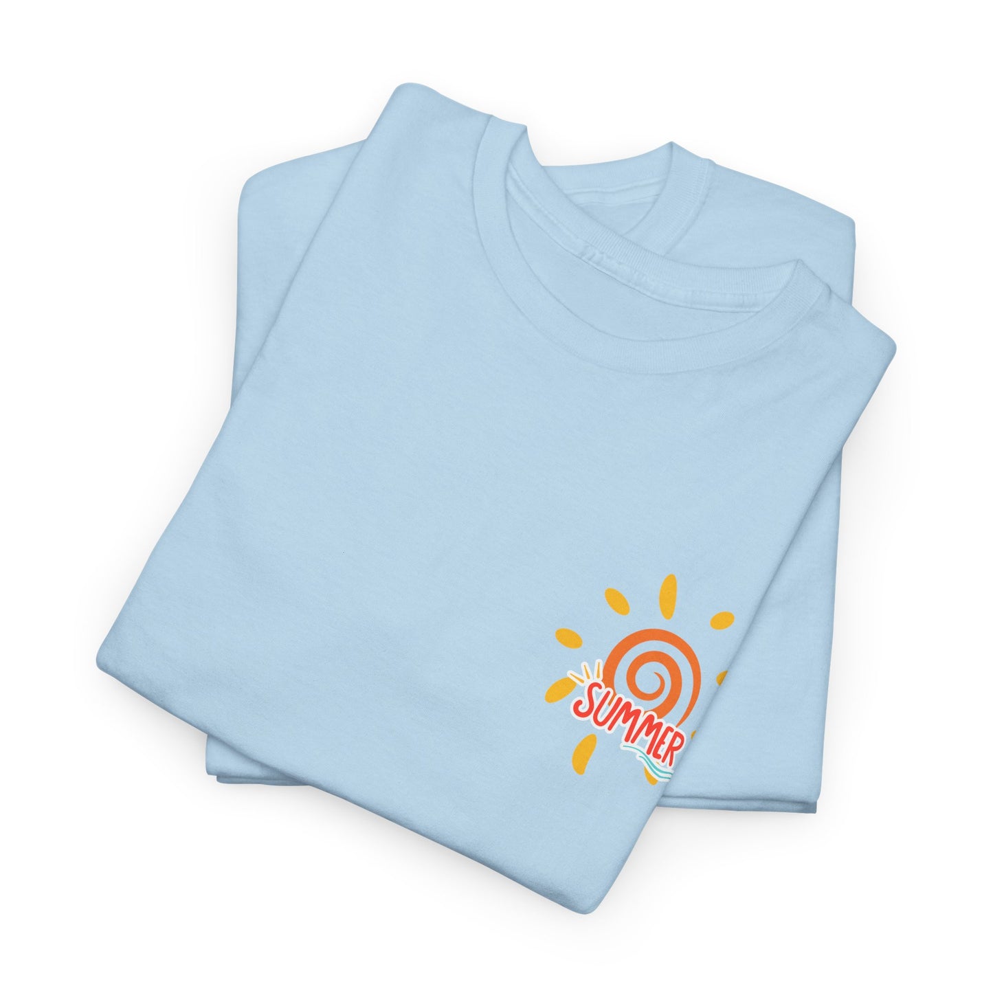 Summer Vibes Unisex Heavy Cotton Tee - Perfect for Outdoor Fun