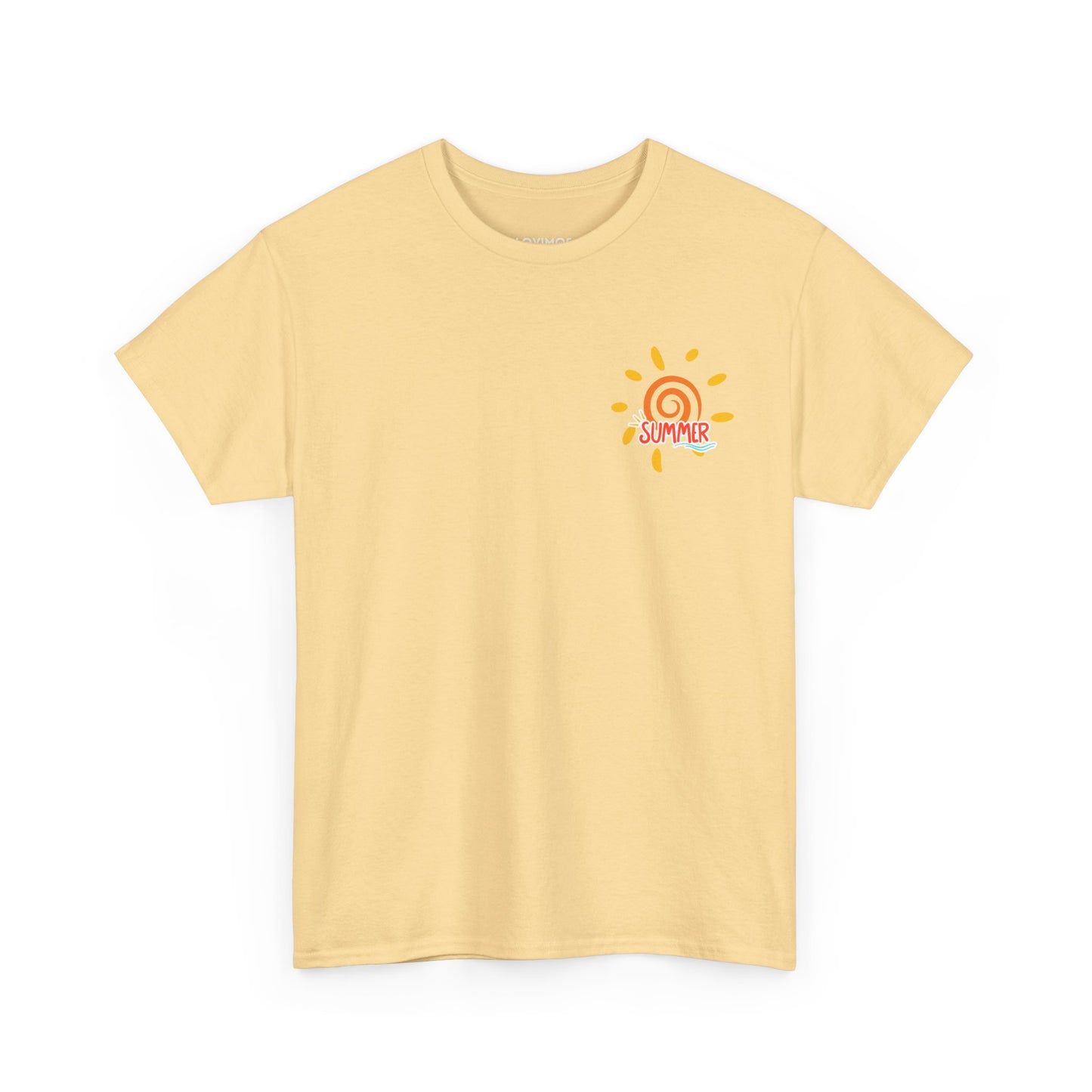 Summer Vibes Unisex Heavy Cotton Tee - Perfect for Outdoor Fun