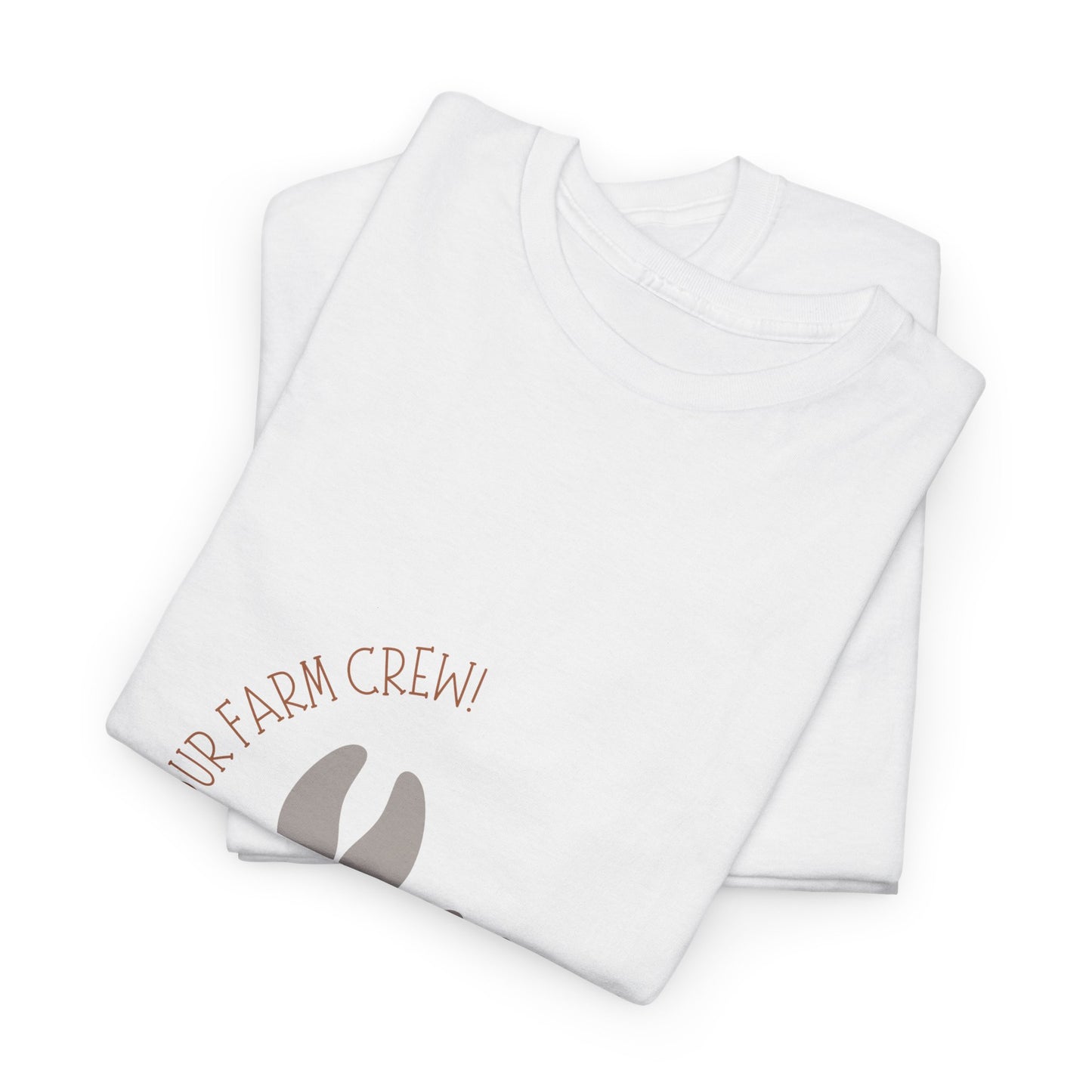 Unisex Heavy Cotton Tee - "Welcome to our crew" Graphic Shirt