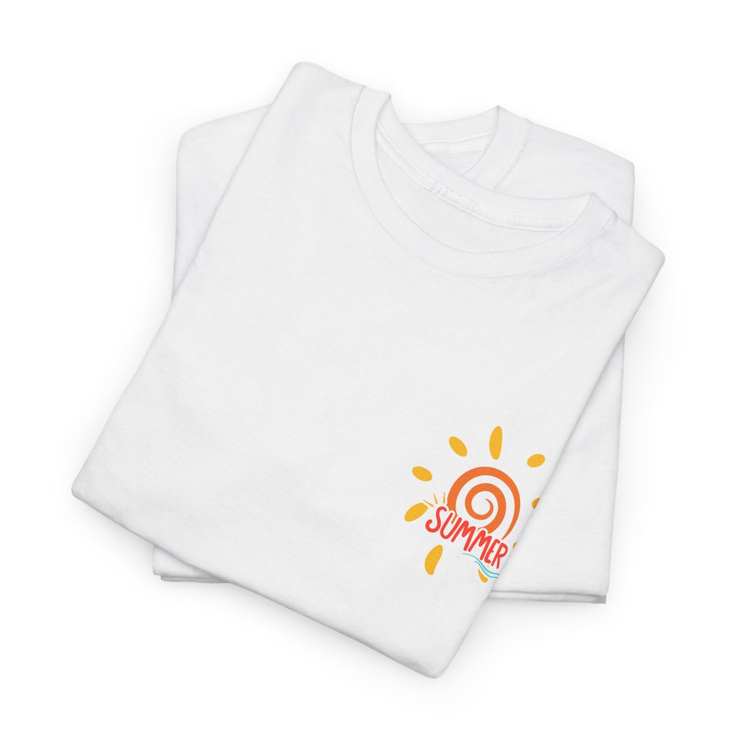 Summer Vibes Unisex Heavy Cotton Tee - Perfect for Outdoor Fun