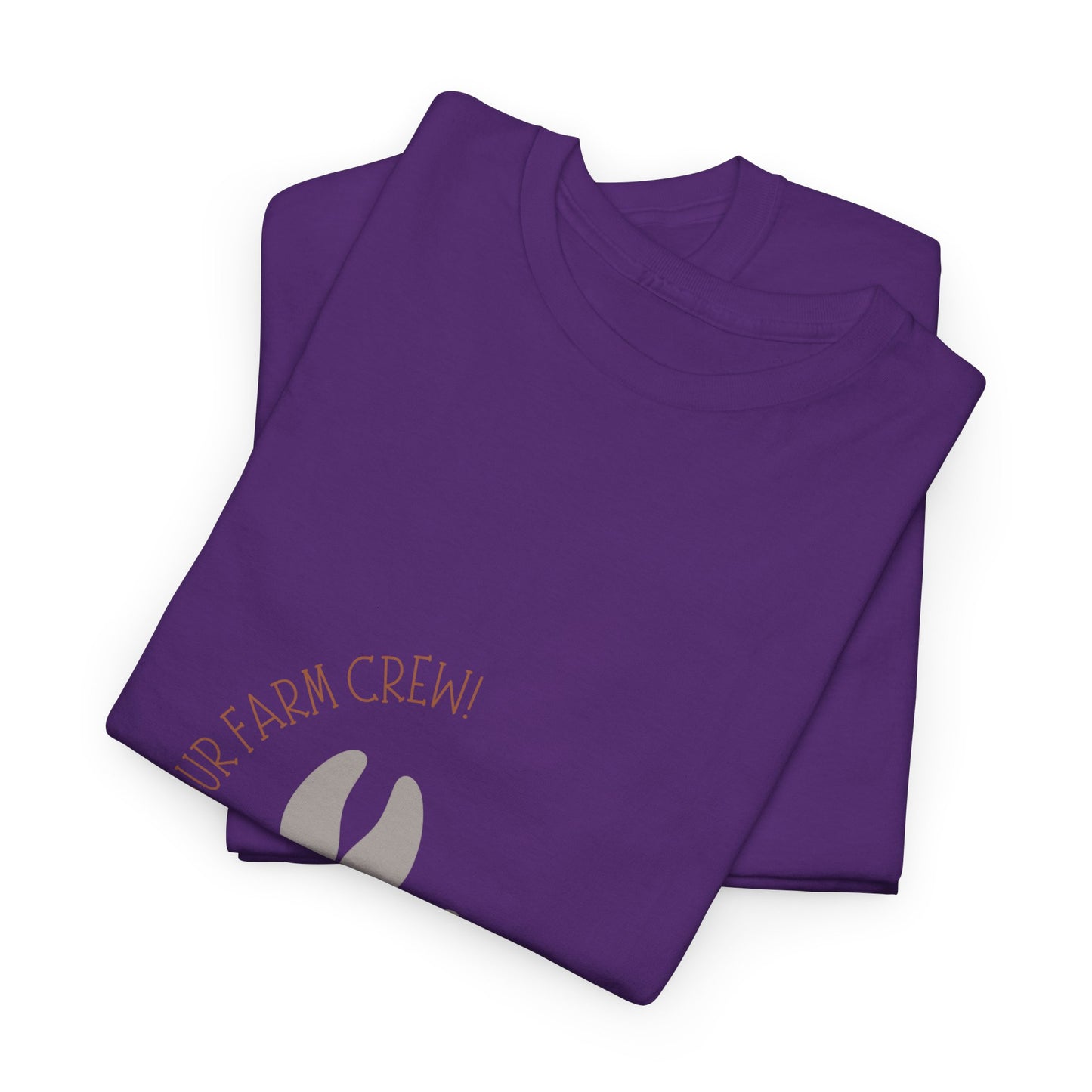 Unisex Heavy Cotton Tee - "Welcome to our crew" Graphic Shirt