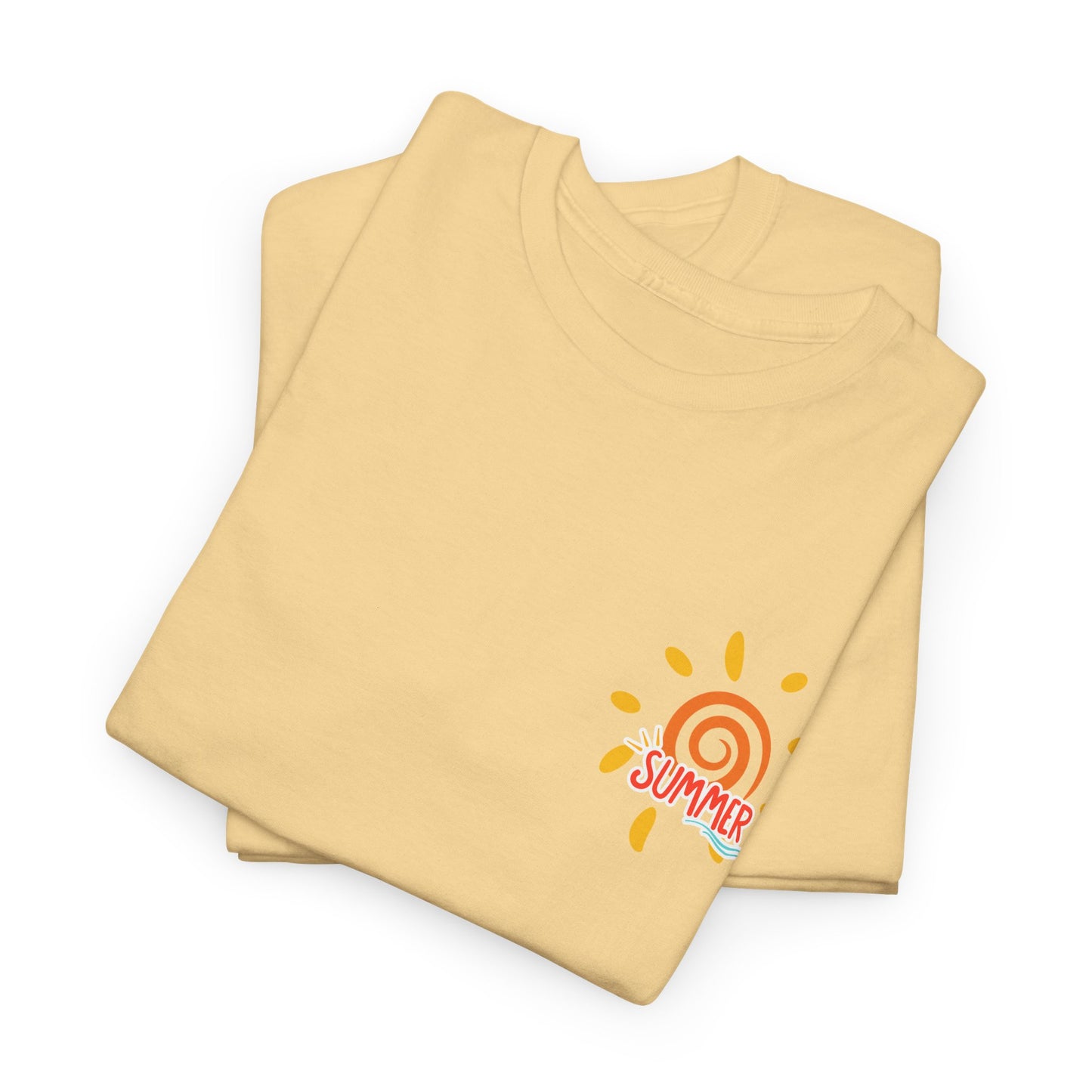Summer Vibes Unisex Heavy Cotton Tee - Perfect for Outdoor Fun