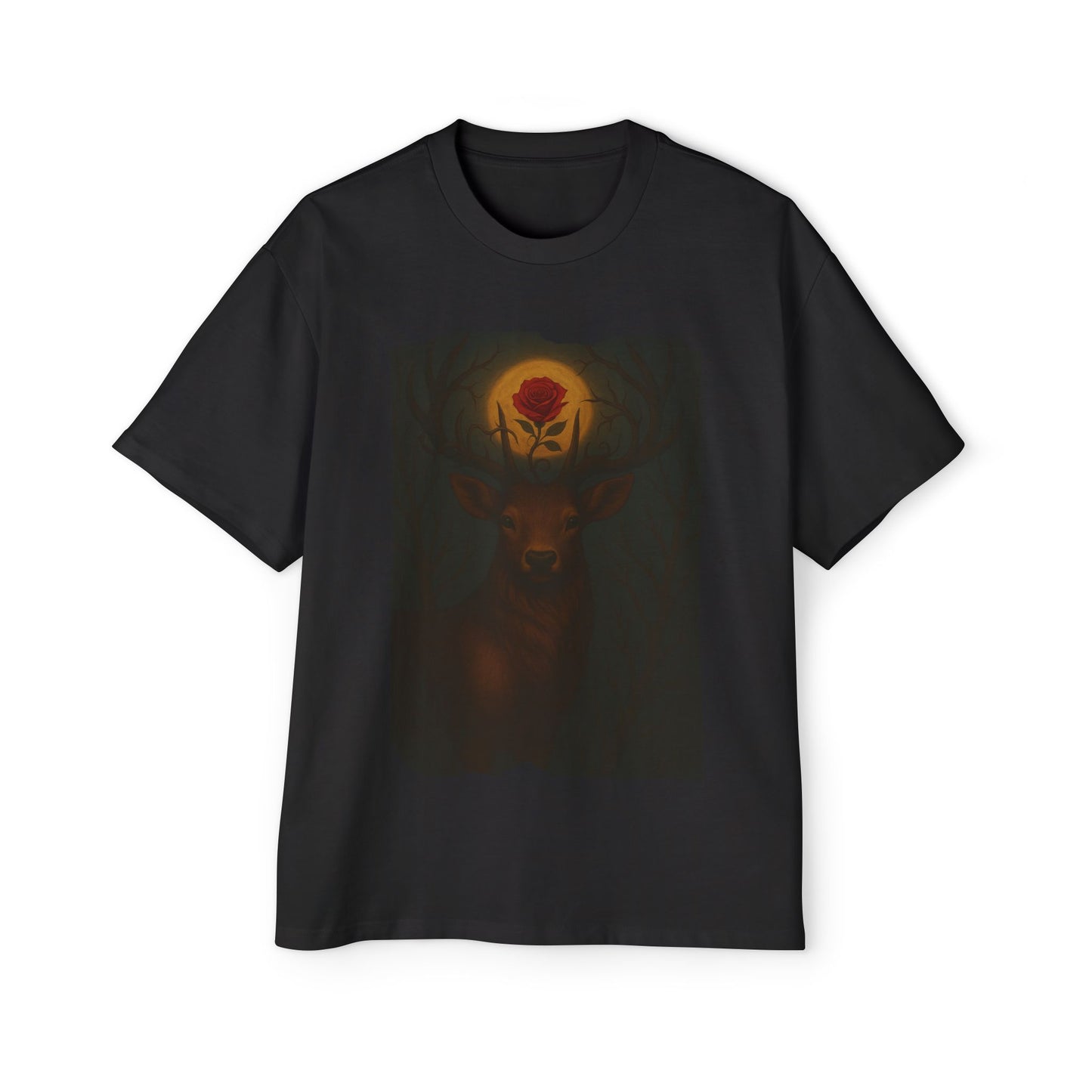 Warden of the Thicket – Crimson Crown/ Heavy Oversized Tee