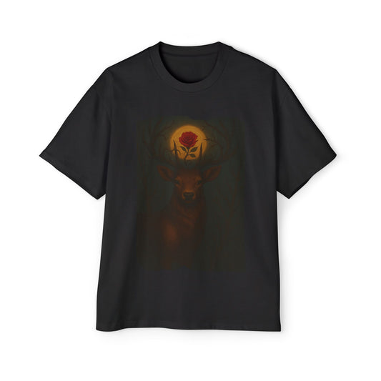 Warden of the Thicket – Crimson Crown/ Heavy Oversized Tee