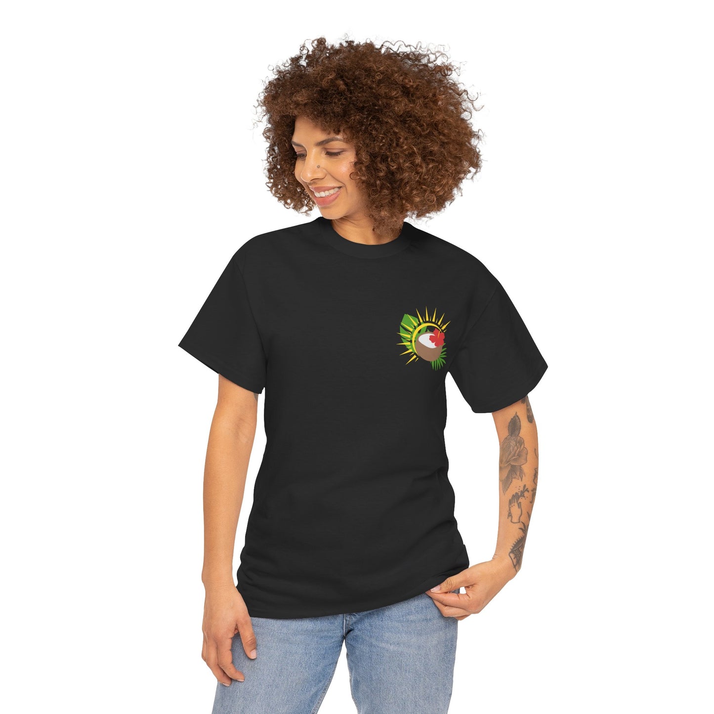 Tropical Unisex Heavy Cotton Tee - Fun and Casual Summer Wear