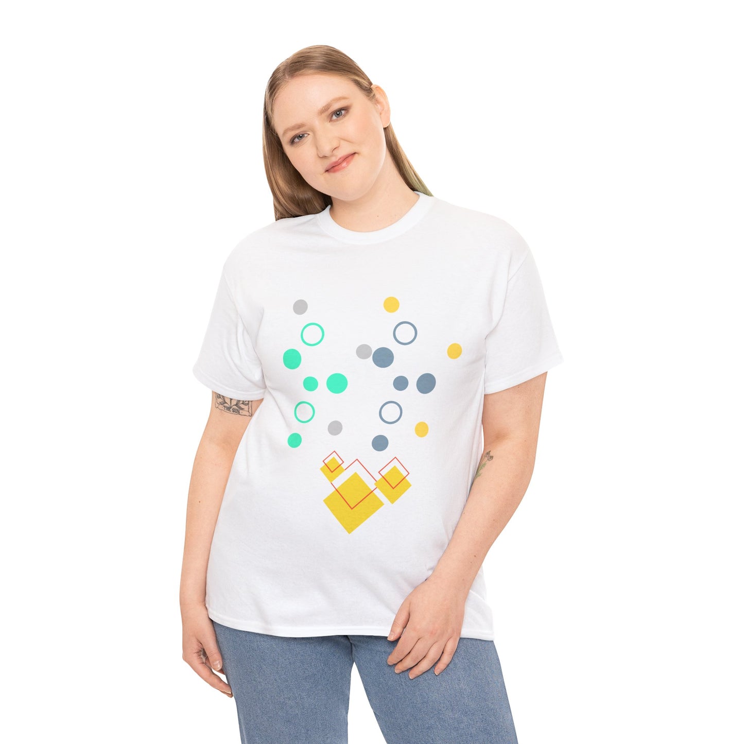 Geometric Unisex Heavy Cotton Tee