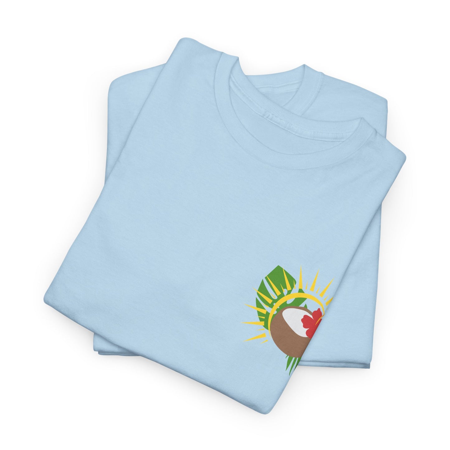 Tropical Unisex Heavy Cotton Tee - Fun and Casual Summer Wear