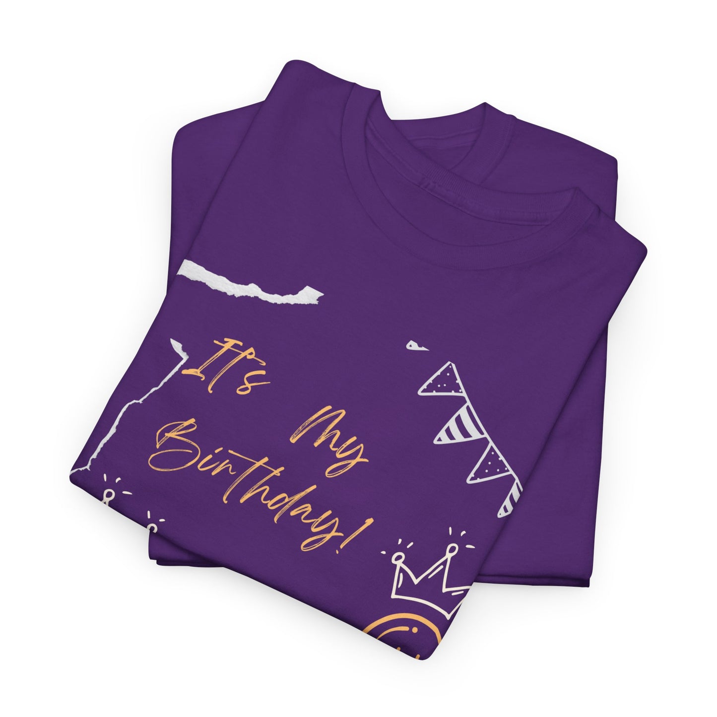 Birthday Celebration Unisex Heavy Cotton Tee - "It's My Birthday!"