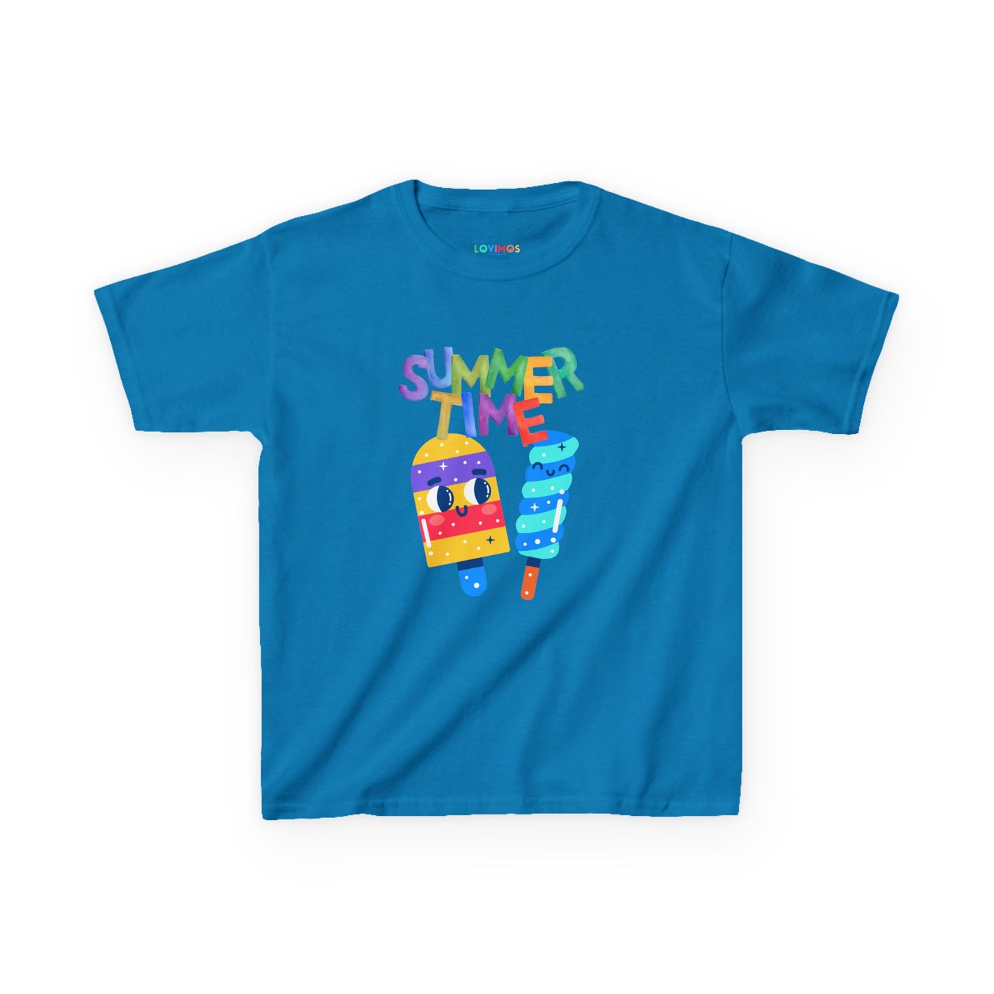 Kids Summer Time Tee - Fun Ice Cream Design for Warm Weather Adventures