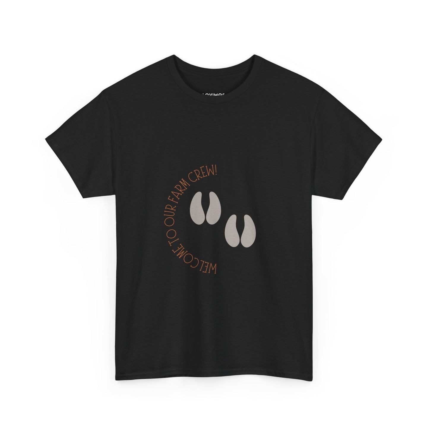 Unisex Heavy Cotton Tee - "Welcome to our crew" Graphic Shirt