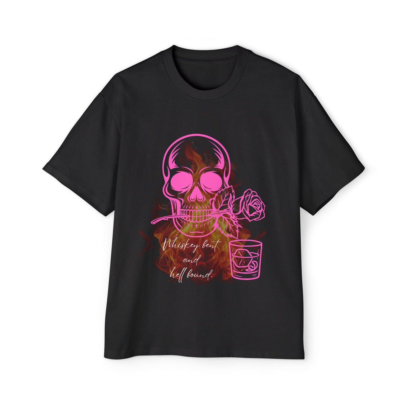 Whiskey & Roses – Noir Rose Skull Edition Women's Tee