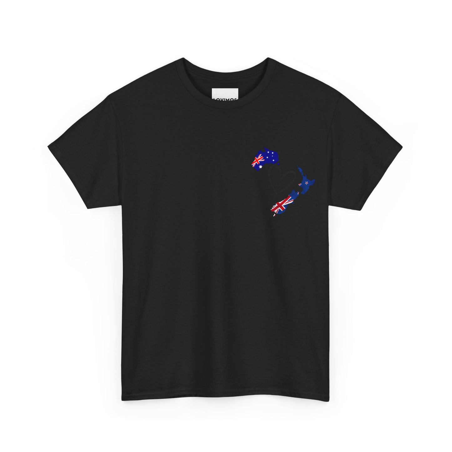 Cozy Unisex Cotton Tee with Australia & NZ Map Design